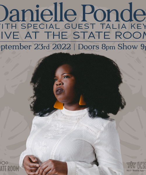 KRCL Presents: Danielle Ponder at The State Room on Sept 23