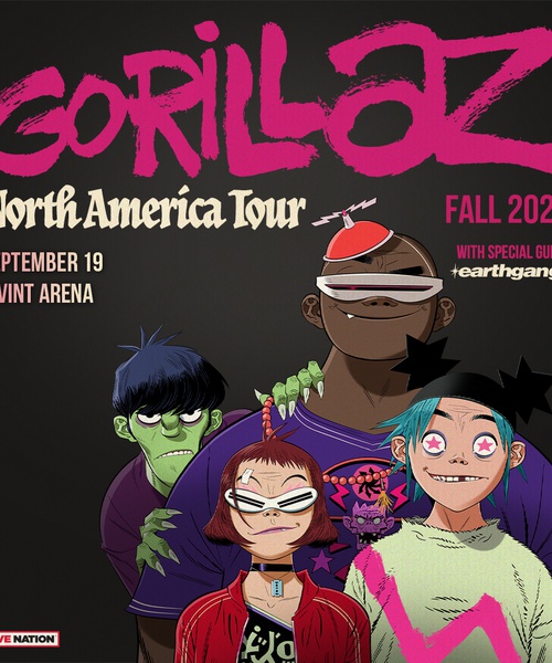Gorillaz Announce Show in Salt Lake City at Vivint Arena