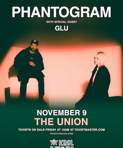 KRCL Presents: Phantogram at The Union on Nov 9