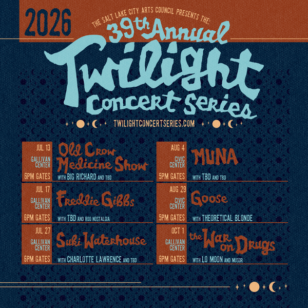 The Twilight Concert Series 2026 Announces Shows at Gallivan and Civic Center