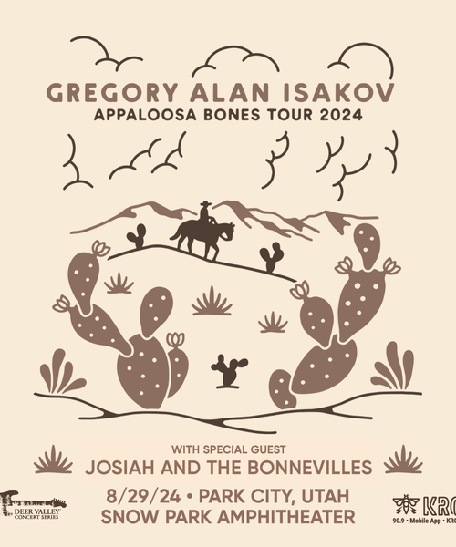 KRCL Presents: Gregory Alan Isakov at Deer Valley Concert Series