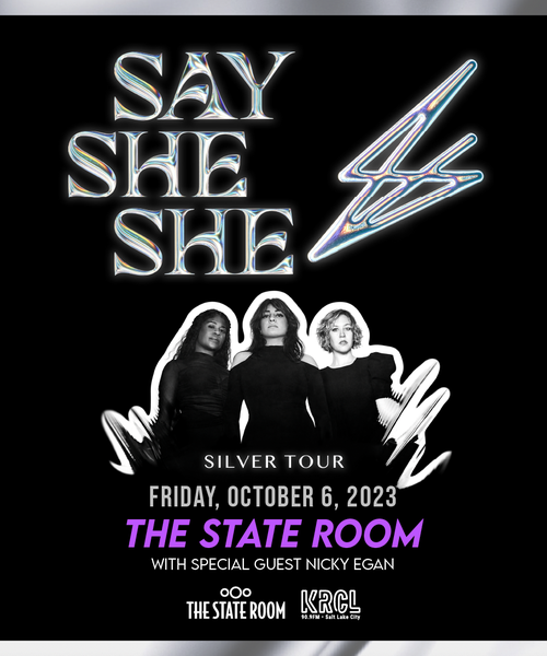 KRCL Presents: Say She She on Fri, Oct 6 at The State Room