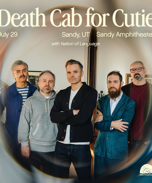 KRCL Welcomes: Death Cab for Cutie on July 29 at Sandy Amphitheater