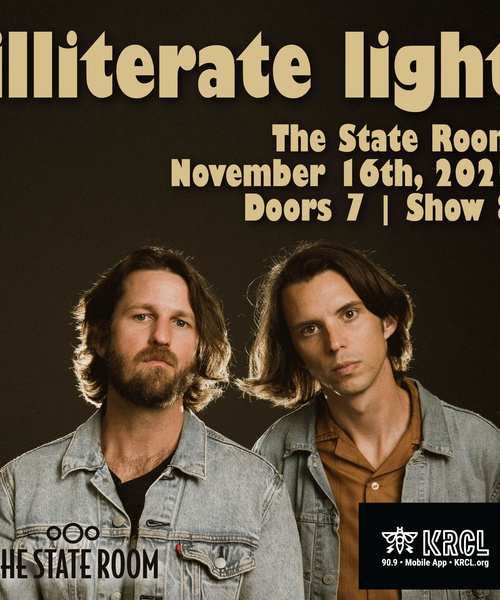 KRCL Presents: Illiterate Light at The State Room on Nov 16